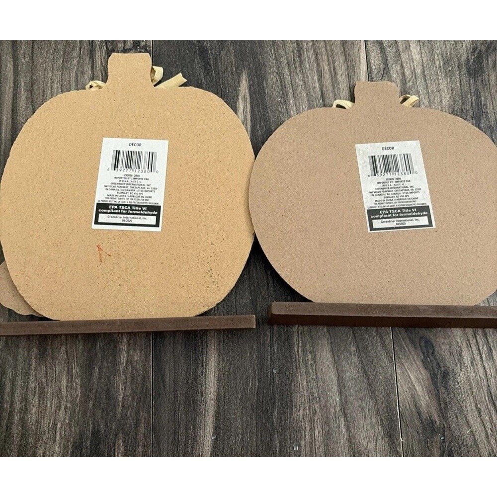Fall Table Top Decor 2pc Set - Picture 2 of 2